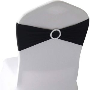 5" Wide by 14" Long Spandex Chair Bands Pack of 5